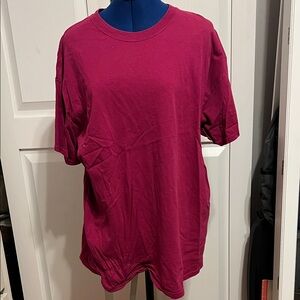 Gildan Women's Short Sleeve Tee - Rich Burgundy